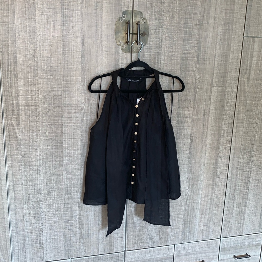Zara Linen Blouse‎ - Picture 9 of 17